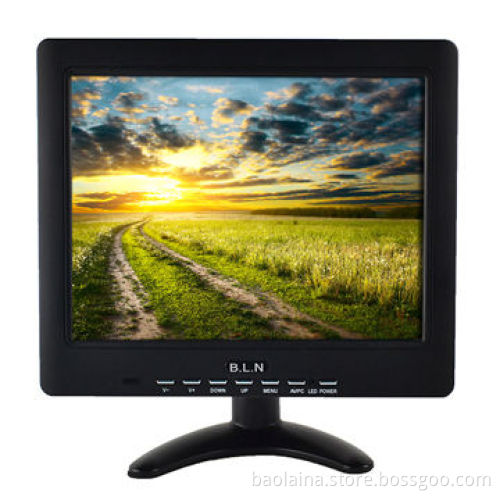 Interactive touchscreen terminal 10-inch LCD Monitor VGA/USB port Portable Plastic Case